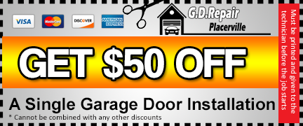 Our Coupons | Garage Door Repair Placerville, CA